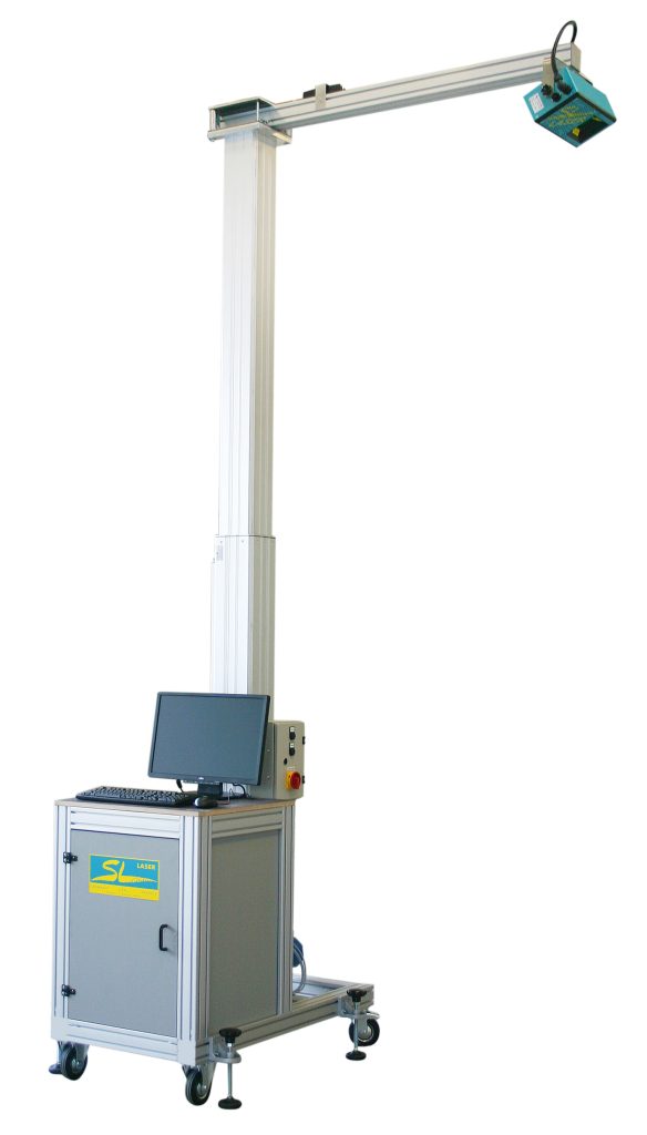 Laserprojektor mit Mobile Workstation