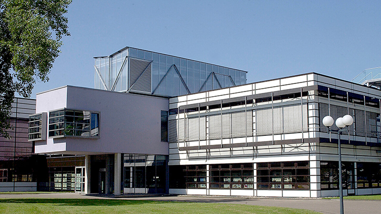 Aquatorium on the grounds of the Mülheim-Styrum Ruhr waterworks