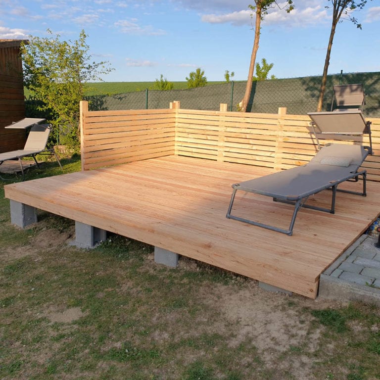 Terrassendielen aus Lärche