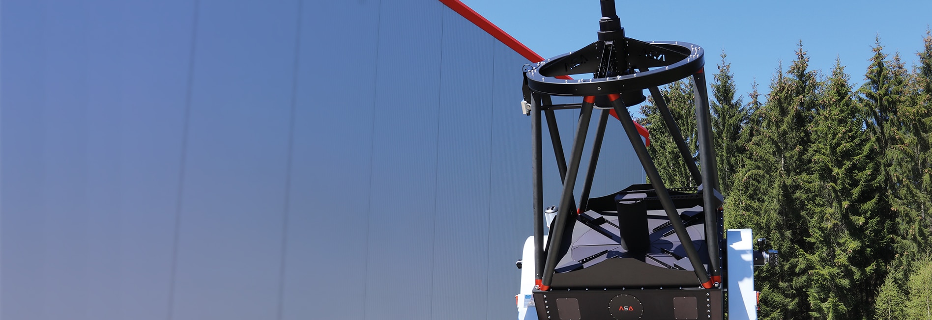 ASA H8-Astrographen am ESO-Campus (NGTS-Projekt)