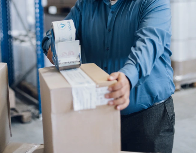 Kommissionierung von Verpackungsmaterialien