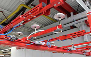 Pneumatic clamping fixture