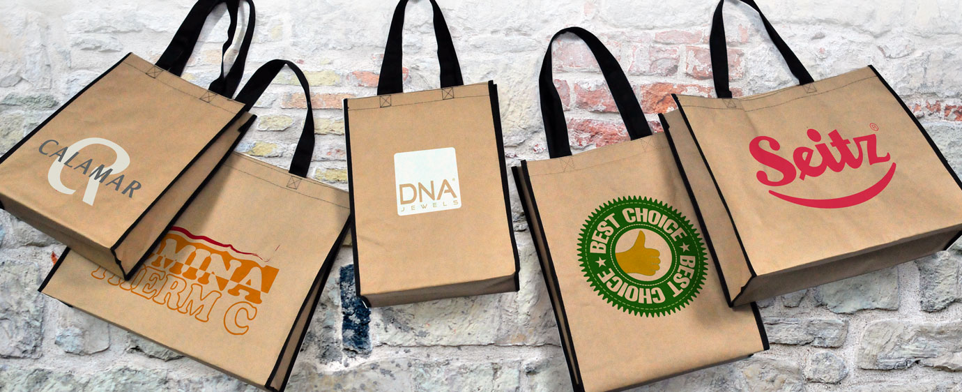 Paperwoven-Mix-Tasche (Kraftpapier/Non Woven)
