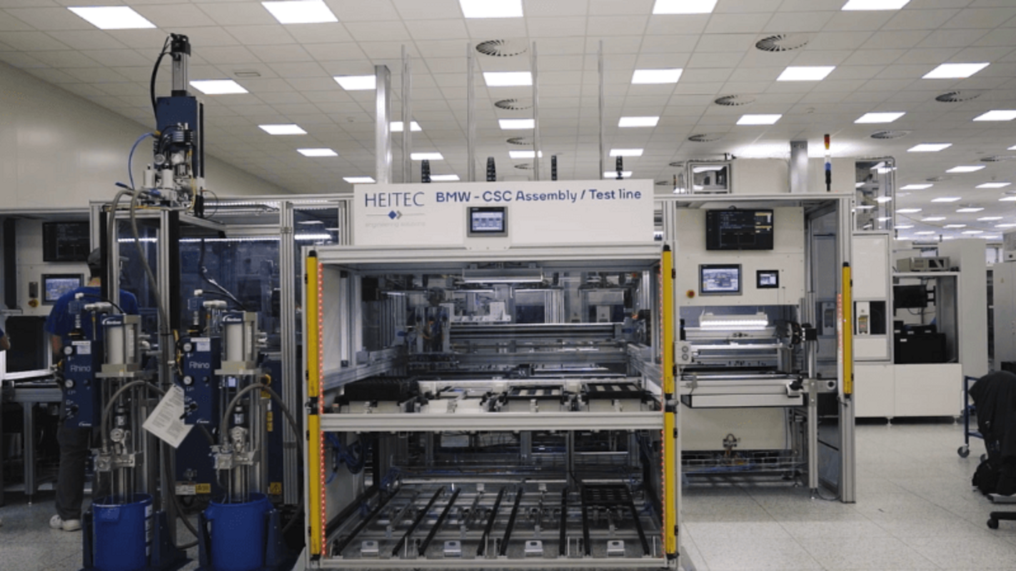 Produktions- und Prüflinie CSC-Module