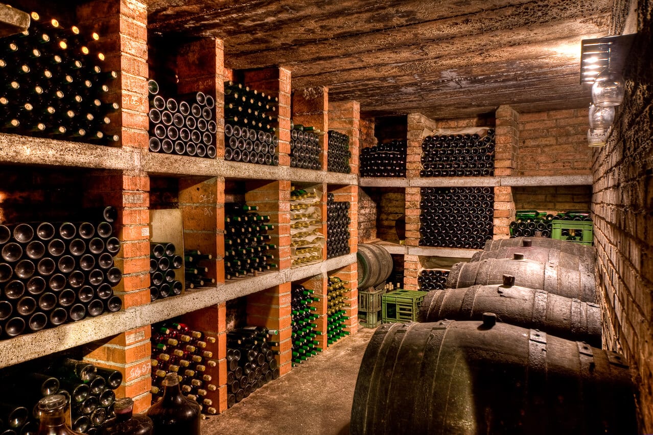 Weinlagerung