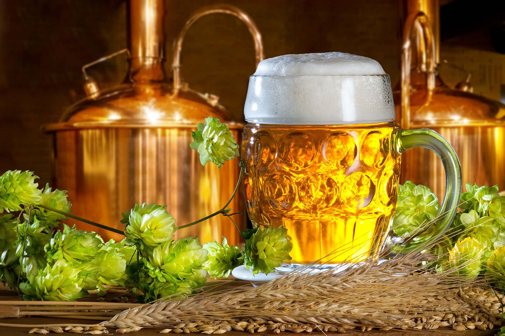 Hausgebrautes Bier