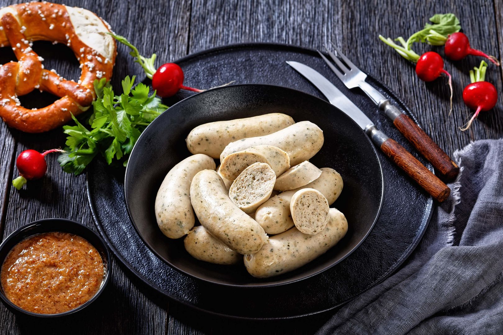 Weißwurst-Essen