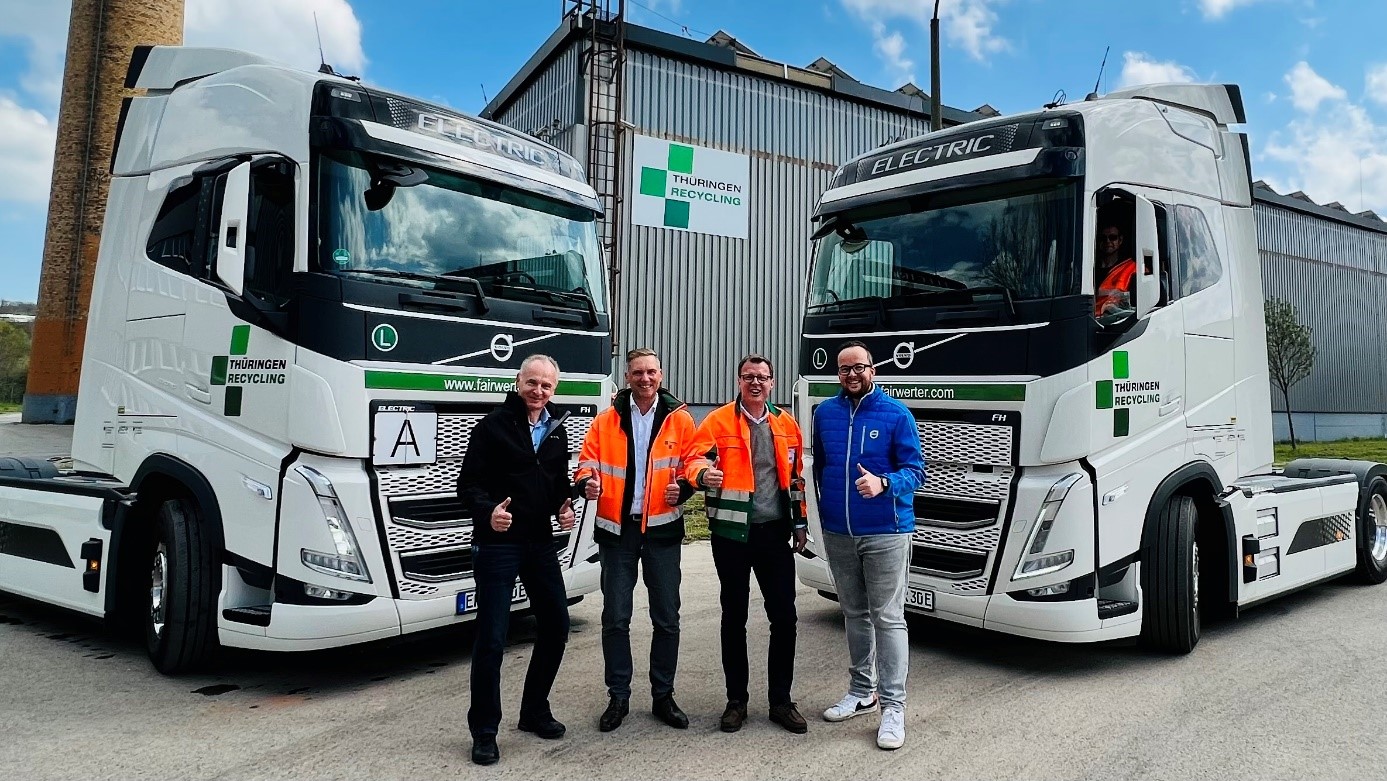 Vollelektrische LKW der Fahrzeugflotte (seit 2023)