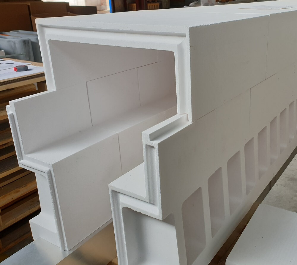 Ofenbauteile (Muffeln, Brennersteine, Formsteine)