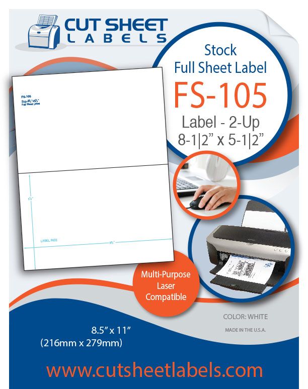 Blanko-Bogenetiketten FS-105