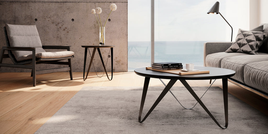 CHRONOS Coffee Side Table in Schwarz