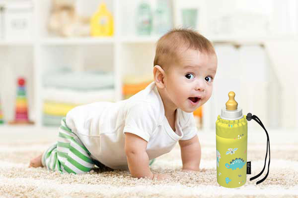 Glastrinkflasche für Babys und Kleinkinder