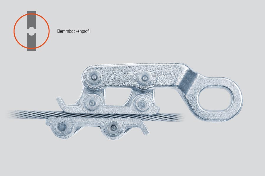 Seilspannklemme für Aluminiumseile AAAC/AAC und ACSR
