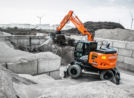 Mobilbagger Hitachi ZX145W-6
