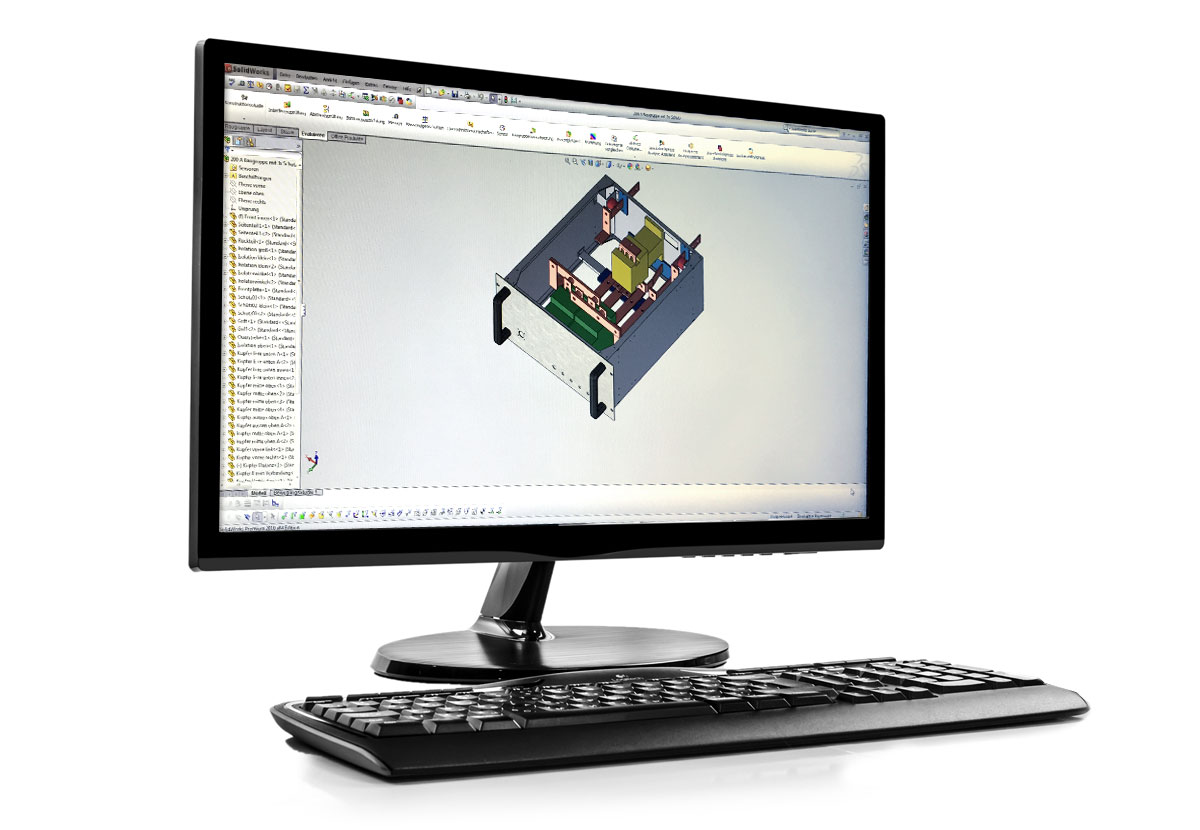 3D-Konstruktion von Sondergehäusen