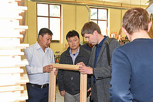Projektbesuch aus Bhutan an der Bauhausuniversität Weimar, Mai 2016