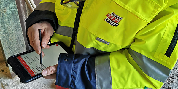 Service-Team vor Ort