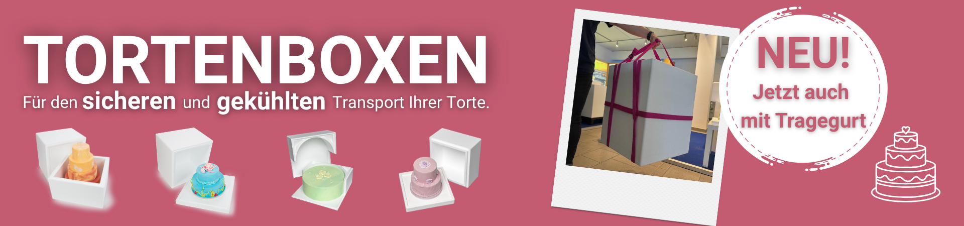 Tortenboxen aus Styropor