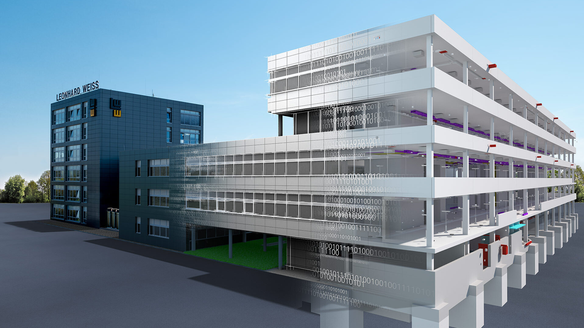 BIM-Visualisierung Verwaltungsgebäude