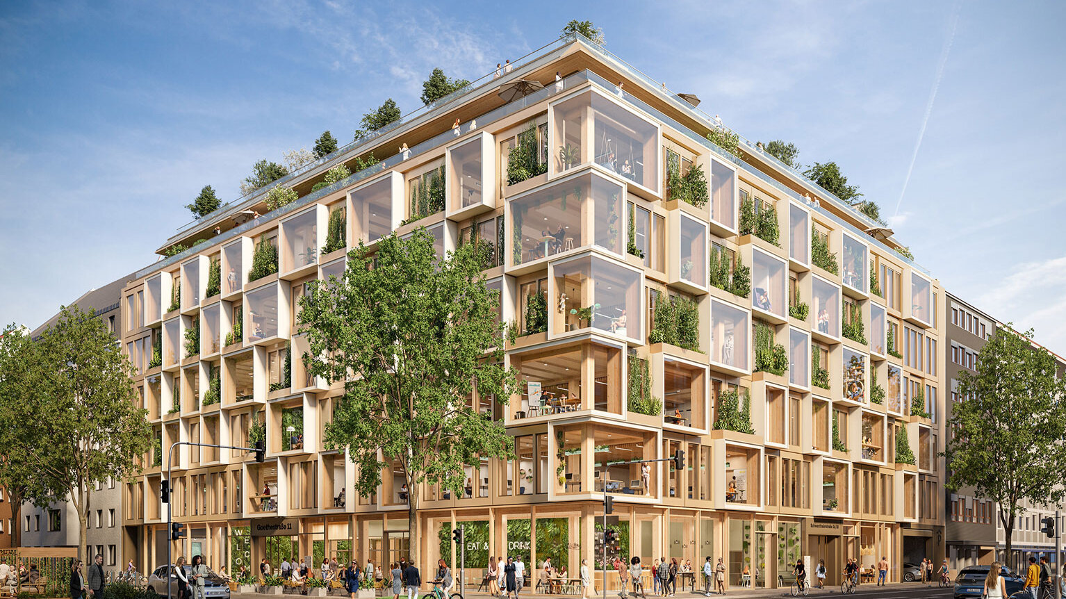 Holzhybridbau