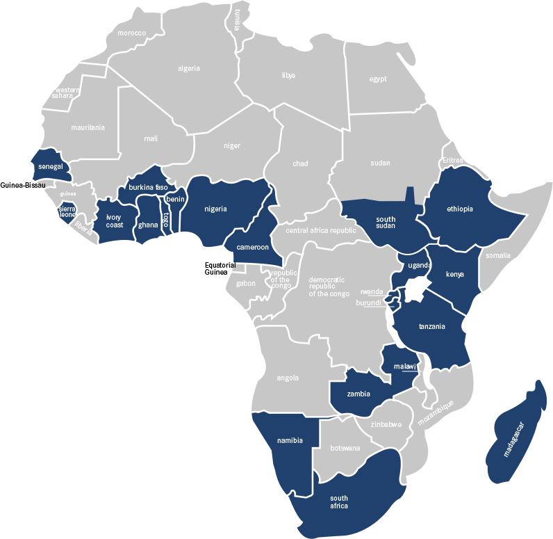 Präsenz in Afrika