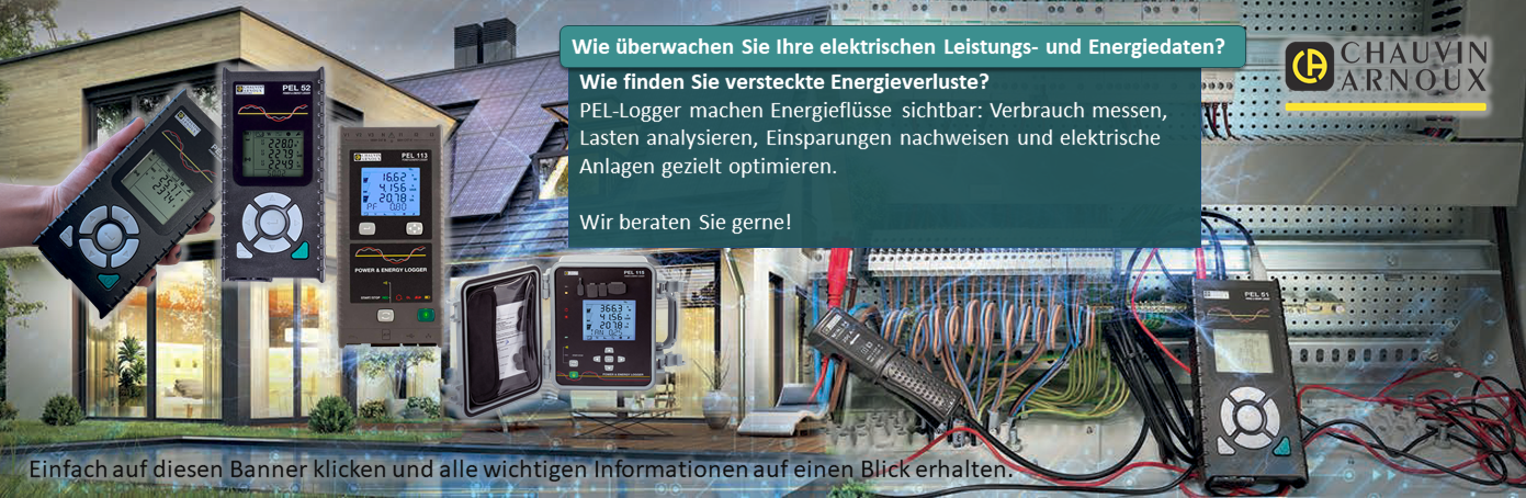 Überwachung elektrischer Leistungs- und Energiedaten (PEL)