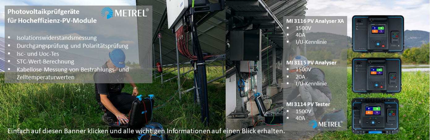 Photovoltaik-Prüfgeräte