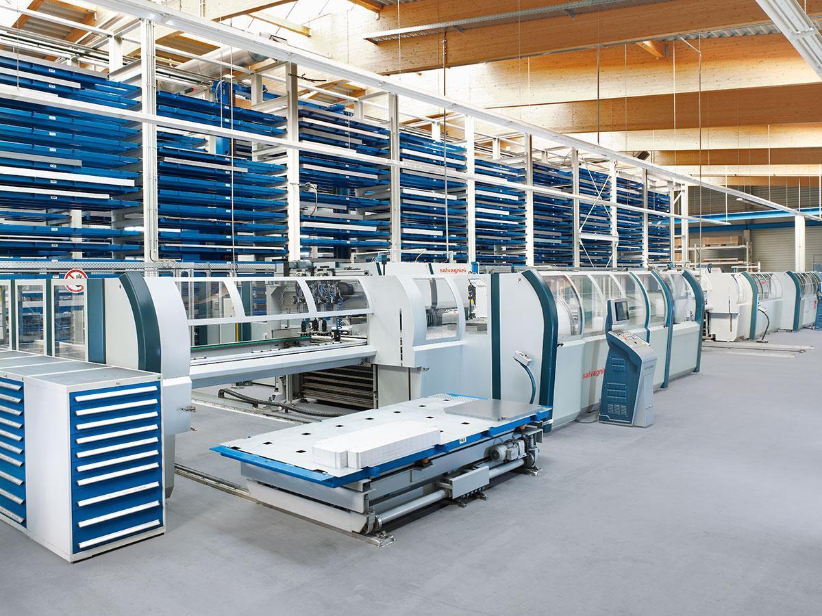 Produktionsanlagen im Werk Gaildorf