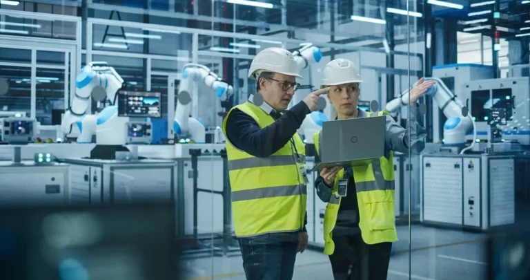Automation technology team in action