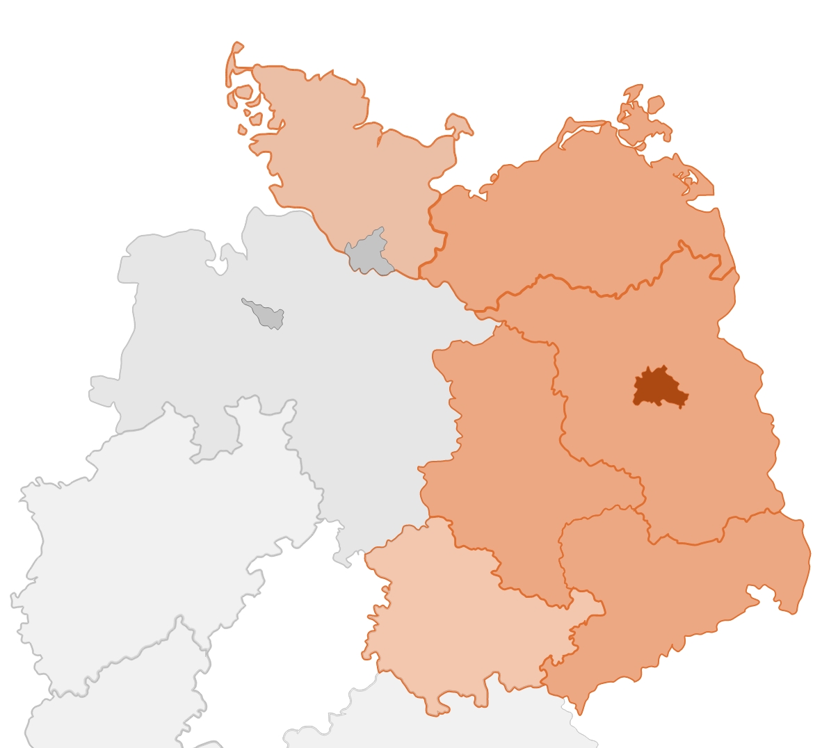 Standortkarte der LEAG Pelletwerke