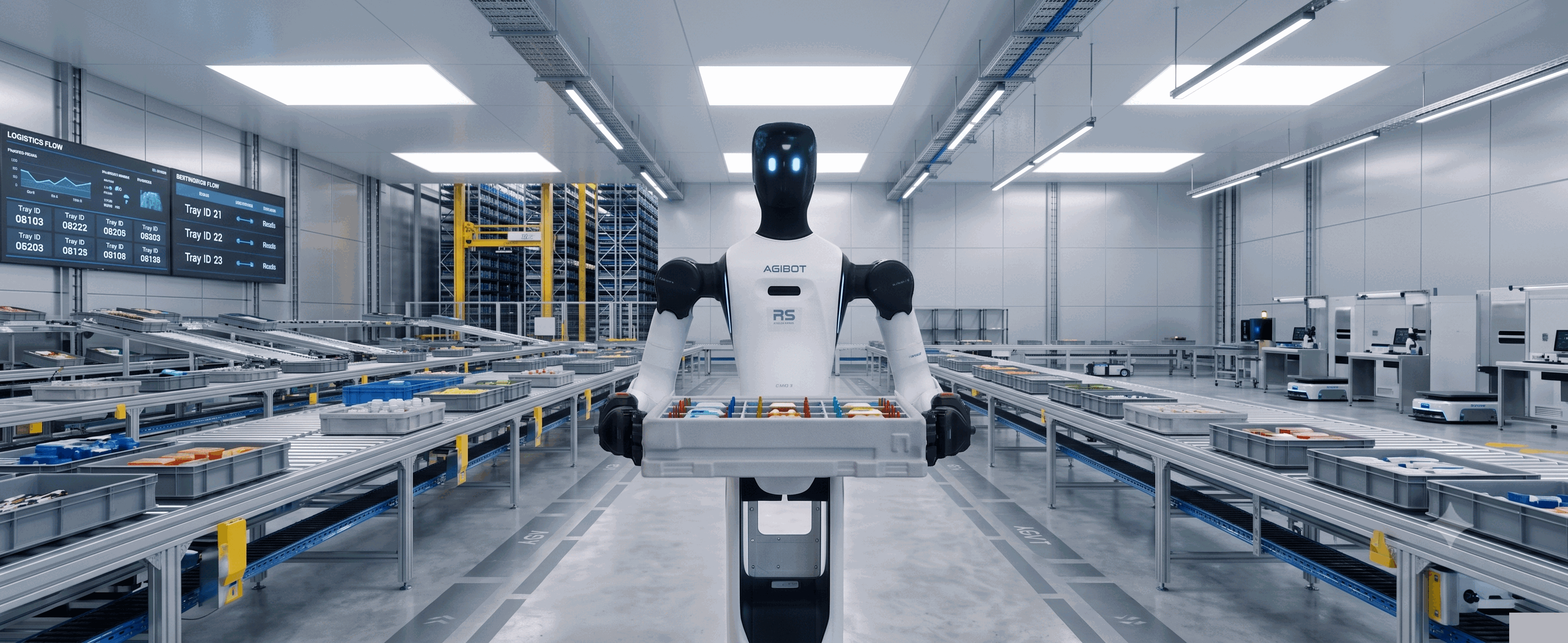 Tray handling with humanoid robot