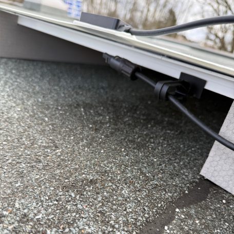 Zugversuch auf der Dachfläche
