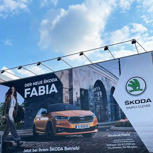 Fahrzeugbeklebung Škoda Fabia