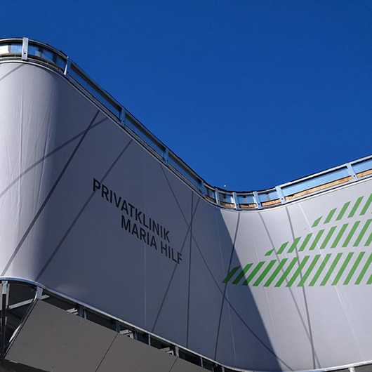 Fassadenverkleidung Privatklinik Mariahilf