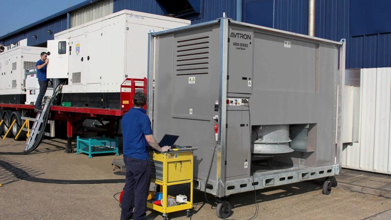 Lastbank 6180 im Test eines Dieselgenerators