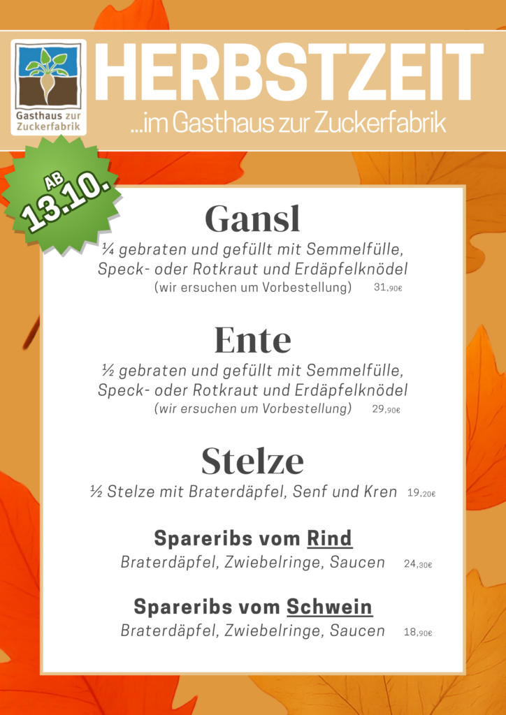 Ganslzeit 2026