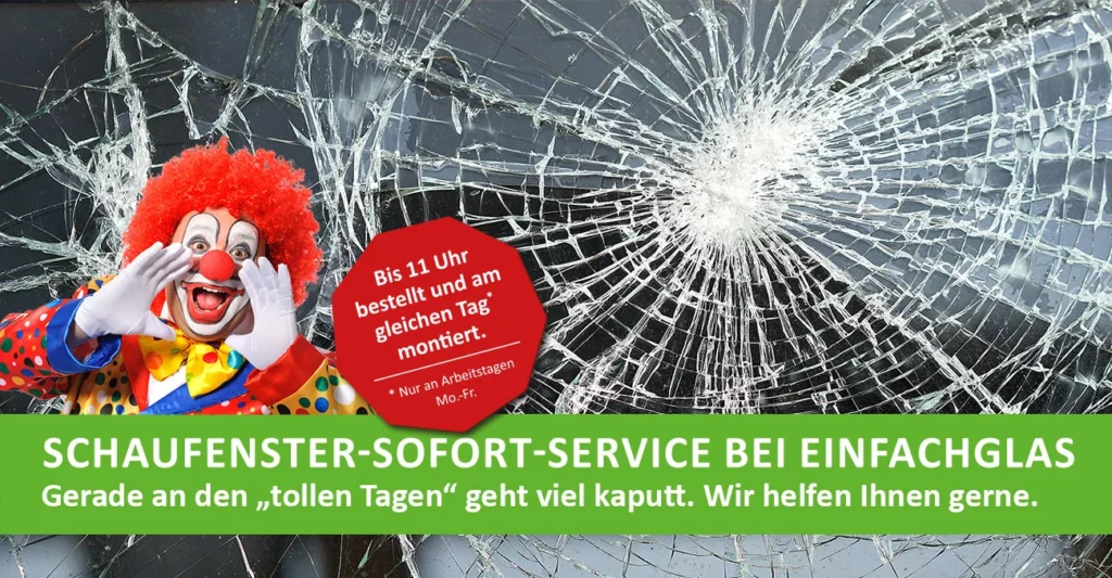 Schaufenster-Sofort-Service