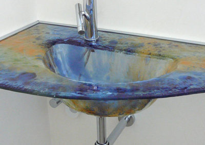 Glaswaschbecken