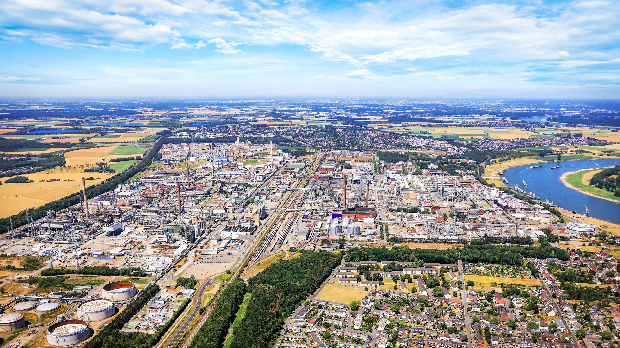Luftbild CHEMPARK Dormagen
