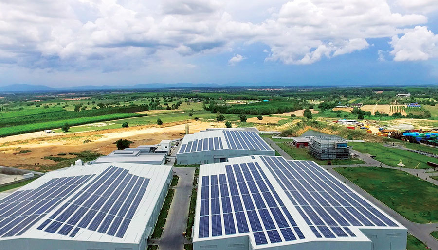 Factory rooftop Thailand – 3 MW