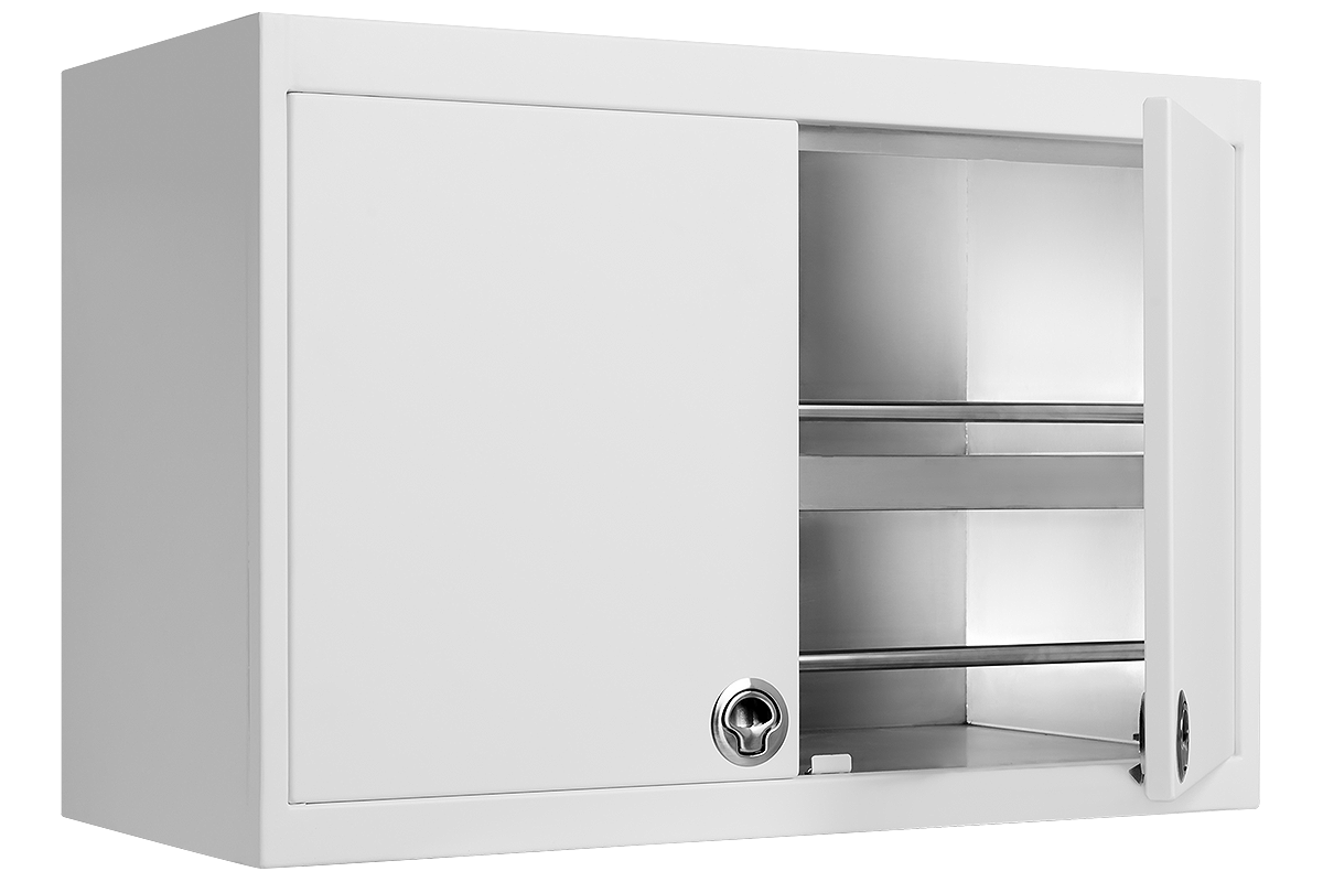 Edelstahl-Wandschrank