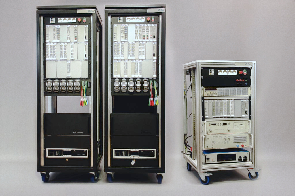 Testsysteme in 19-Zoll-Schränken