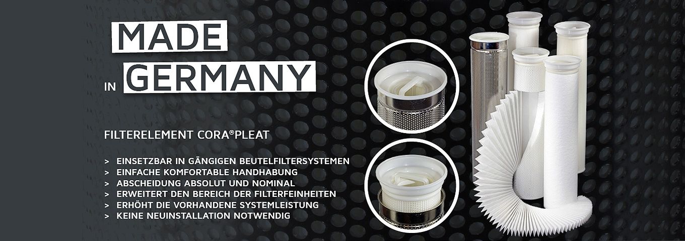 CoraPleat-Fertigung Made in Germany