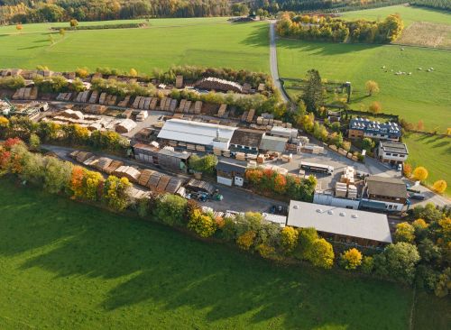 Luftbild des Werksgeländes
