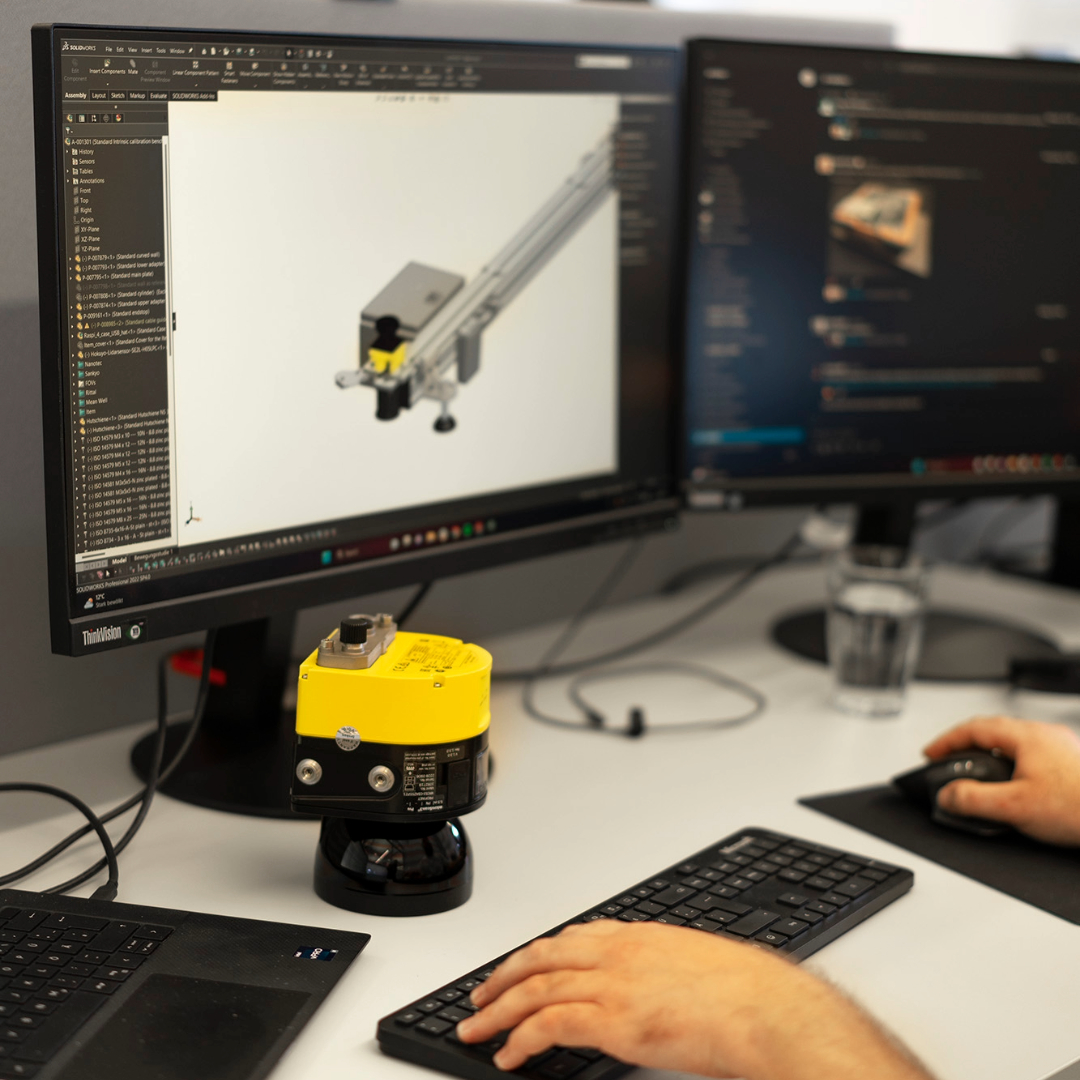 CAD-Konstruktion eines arculee M Bauteils