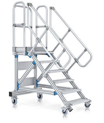 Plattformtreppe, fahrbar