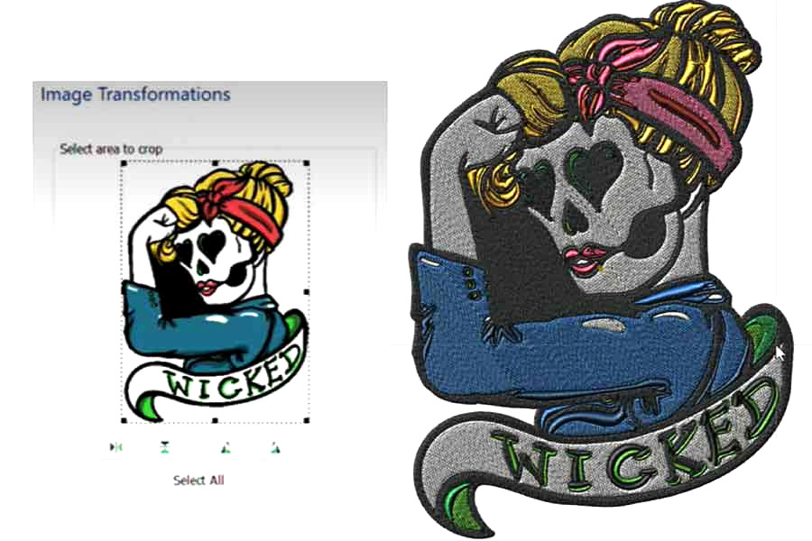 Tajima embroidery software workflow