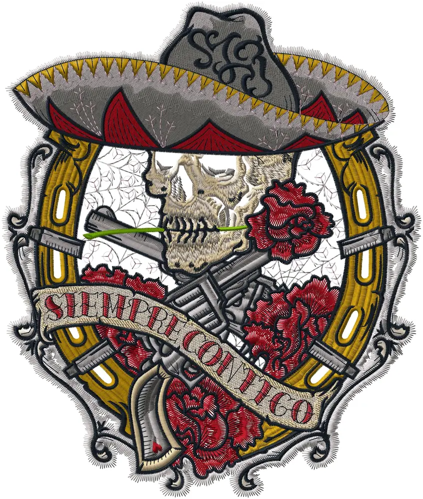 Embroidered patch
