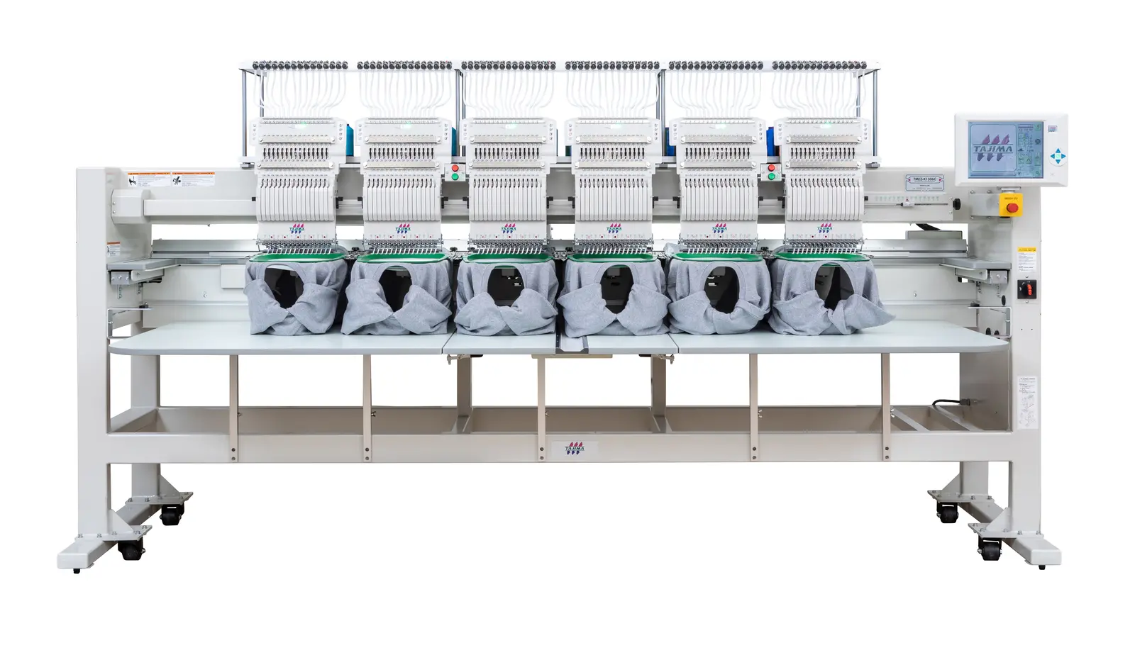 Industrial multi-head embroidery solution