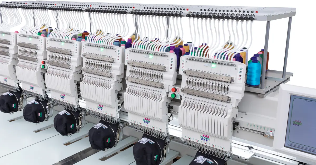 Competence area embroidery machines